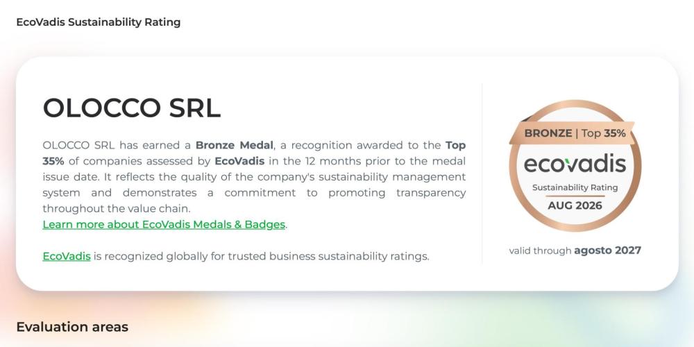 VDL Olocco Renews Its EcoVadis Certification